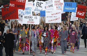 Karl Lagerfeld's Chanel catwalk show.